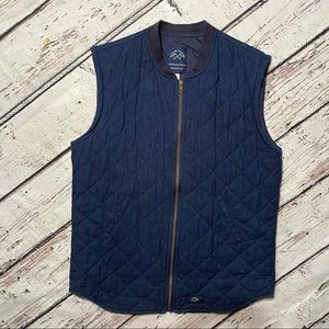 ELITE LUXURY BRAND!! Bleu De Paname XL, Blue,  Zipper Vest, Waistcoat